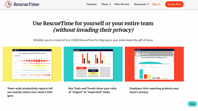 rescuetime-aplicaciones-productividad-ser-productivo
